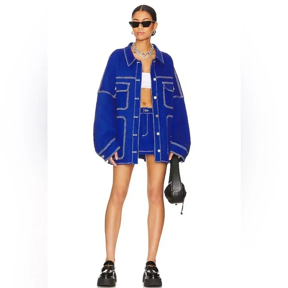 BY.DYLN Cooper Jacket in Cobalt - Picture 5 of 5